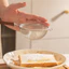 Rây lọc bằng thép không gỉ, dùng để lọc sữa đậu nành, trà, dụng cụ làm bánh, rây bột, tay cầm bằng gỗ.