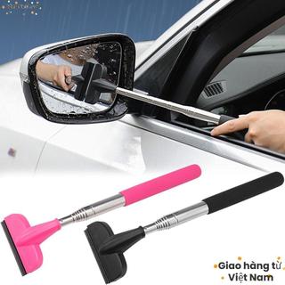 [Giao hàng từ Việt Nam] Đồ dùng làm sạch mưa IDEANEST, Khăn lau gương chiếu hậu ô tô có thể thu vào bằng thép không gỉ, Máy tẩy nước gương chiếu hậu cao su