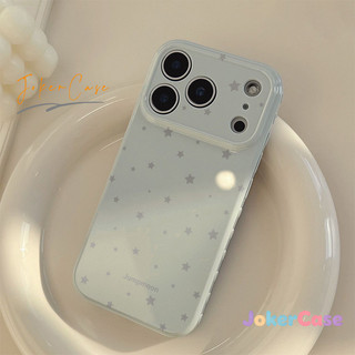 Ốp Lưng Cho IPhone 17 11 16 15 14 13 12 Pro Max air XR 16 7 15 14 8 Plus Bìa màu kem Shine Stars đầy màu sắc