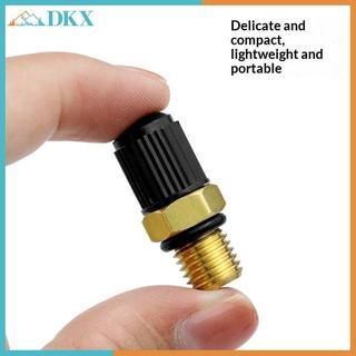 DKX M8x1 Thân van lốp bằng đồng thau cho ô tô Xe đạp Xe máy Van khí có độ chính xác cao có nắp lốp Phụ kiện lạm phát không khí.