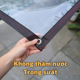 Bạt PE trong suốt Tấm chống thấm Tấm bạt chịu lực nặng Tấm che mái sân vườn ngoài trời