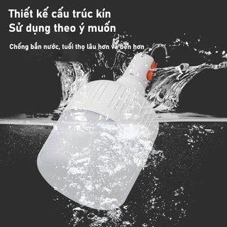 Đèn LED sạc lại chống nước, phù hợp cắm trại và chợ đêm