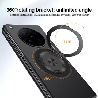 Ốp điện thoại kim loại xoay từ tính cho OPPO Find N6 Find N5 N3 N2 Vỏ bảo vệ mỏng