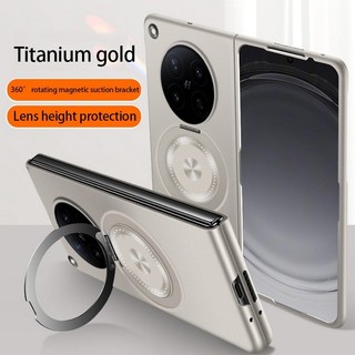 Ốp điện thoại kim loại xoay từ tính cho OPPO Find N6 Find N5 N3 N2 Vỏ bảo vệ mỏng