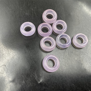Đá Hạt Màu Hồng Chalcedony Mã Não Vòng Tròn Mã Não Chạy Vòng Tay Mã Não Nước Xanh Vòng Tay Tự Làm Phụ Kiện Đường Kính Ngoài 15 Đường Kính Trong 7mm