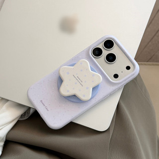 [Sheren] Ốp Điện Thoại Đế Ngôi Sao Tím Thích Hợp Cho i17 16 15 14 13 12 11 pro max Vỏ Bảo Vệ Chống Sốc