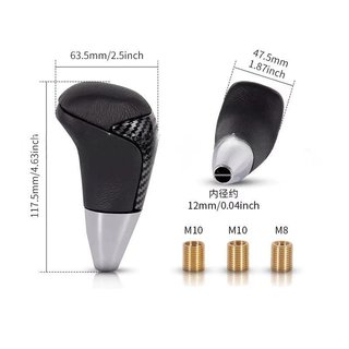 Toyota GR TRD Shift Knob Racing Gear Lever Da Carbon Look Nâng cấp nội thất tự động