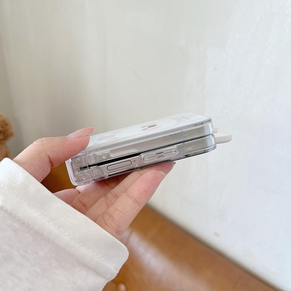 Tương thích với Ốp điện thoại Samsung Galaxy ZFlip7 ZFlip6 Tây Nguyên bao gồm dây buộc gấp cứng có thể gập lại cho ZFlip 7 6 5 4 3 5G N3 Flip Mix Flip 2 vỏ bảo vệ