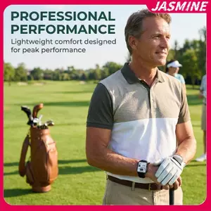 JASMINE Golf Cơ Điểm Đếm Vòng Tay Phong Cách Đồng Hồ Hình Số Traer Cho Giải Đấu Và Thực Hành Hàng Ngày Sử Dụng JASMINE