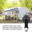 Char Cốc hút có móc cắm trại trên ô tô Dây buộc xuống Tarp Motorhome Dây đeo buộc cửa