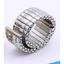 Dây đeo bằng thép không gỉ 00985 / Dây đeo lò xo kiểu cũ / Phụ kiện đồng hồ / Thép không gỉ / Dây thun có thể thu vào / Người cao tuổi trung niên / Nam Nữ / Dây căng đàn hồi