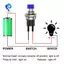Nút tròn 2 chân BẬT / Tắt Mini 7mm Công tắc nút nhấn tạm thời 12 chiếc Đa điện áp 3V-230V / 1A cho đường sắt