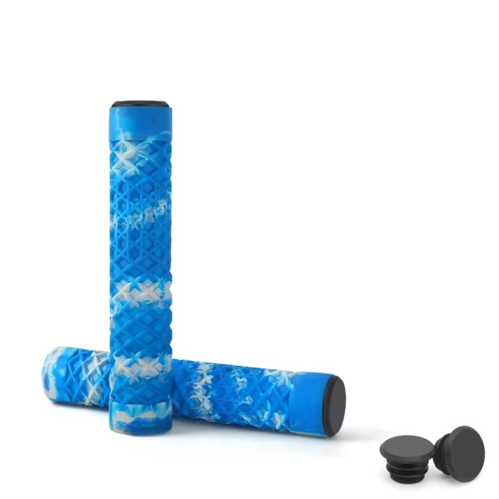 PYCOU 1 Cặp Tay Lái Xe Đạp, Tay Cầm Xe Đạp Leo Núi Thoải Mái Chống Trơn Trượt, Khóa Song Phương Đa Năng Chuyên Nghiệp Bền Chống Trơn Trượt Tay Cầm Xe Đạp Đường Bộ