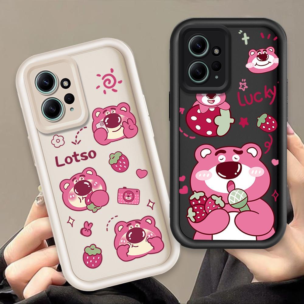 Ốp Lưng Cho Redmi Note 12 4G Hoạt Hình Silicon Cầm Tay Mềm Ốp lưng TPU Đồ Chơi Câu Chuyện Lotso Mắt Thiên Thần Ốp Lưng Chống Sốc