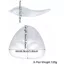 NICOLOO Silicone Bra Chèn, Miếng đệm đẩy dễ thương có thể tái sử dụng, Miếng đệm dày thân thiện với da Nâng ngực Tấm lót ngực Đồ bơi