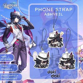 DOKIDOKI PHONE CHARM STRAP HP ASHVEIL HONKAI STAR RAIL - PS ASHVEIL 001
