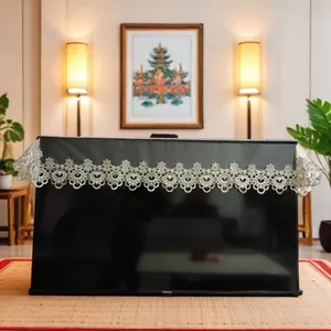 YHMJFBY1314 Phong Cách Mới Tivi Ren Chống Bụi Bao Chống Bụi Cong TV Chống Dính Treo Tường Châu Âu-Mo