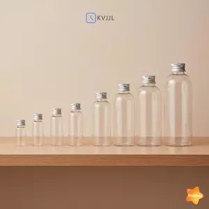 Chai nhựa nắp nhôm 5ml 10ml 20ml 50ml 100ml 250ml 500ml để đựng gia vị nhà bếp Du lịch và văn phòng Mang theo mới