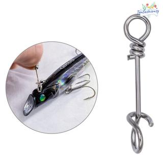 ITRUMPET 50 Cái Đầu nối câu cá bằng thép không gỉ Móc xoay nóng hữu ích
