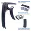 Toyuvn Toyuvn fangzi 34 Chiếc Đàn Guitar Bộ Phụ Kiện Phím Chuyển Vị Kẹp Dây Đàn Acoustic Cầu Chân Xương