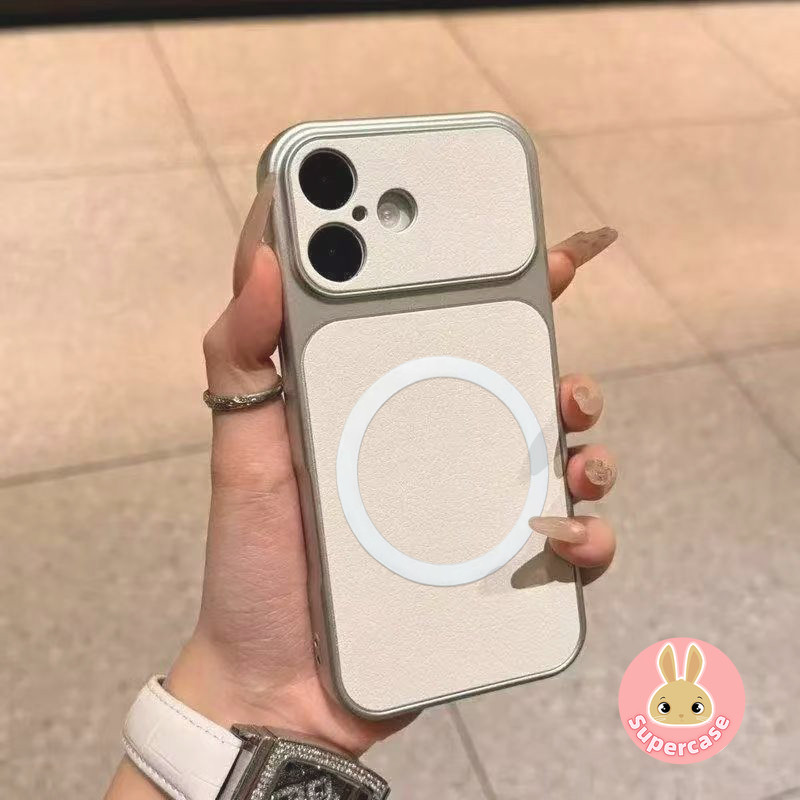 Ốp Điện Thoại Từ Tính Sang Trọng Cho Honor X5C X5B Plus Win RT Play 10 4G 5G Vỏ Đơn Giản Mạ Khung Lưng Da PU Mềm