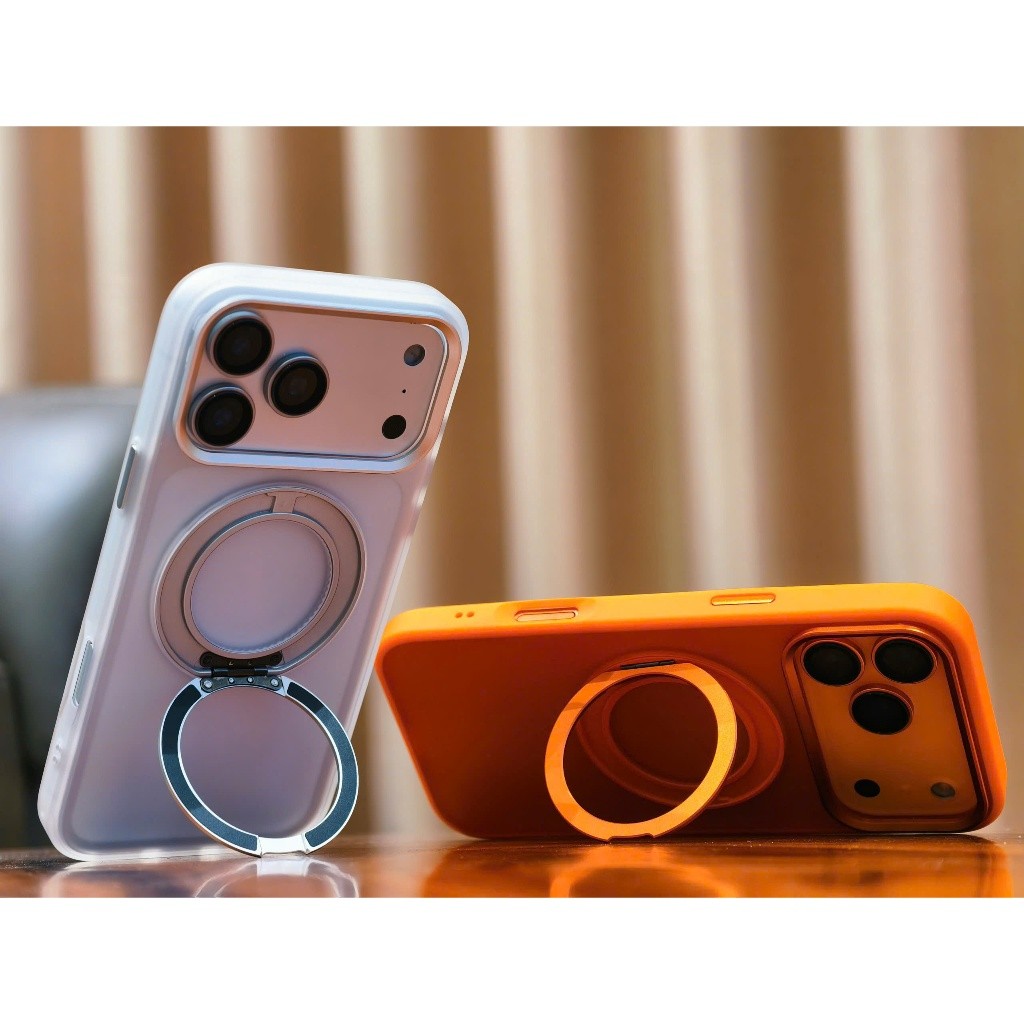 [Chính Hãng] Ốp Lưng Mutural Armor Magnetic Nhám Viền Chống Sốc Kèm Giá Đỡ Xoay 360° cho iPhone 17 Pro Max