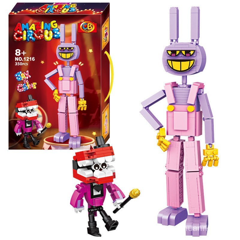 The Amazing Digital Circus Anime Ngoại Vi Pomni Jax Caine Khối Xây Dựng Lắp Ráp Búp Bê Đồ Chơi Handmade Để Bàn Trang Trí Quà Tặng Sinh Nhật