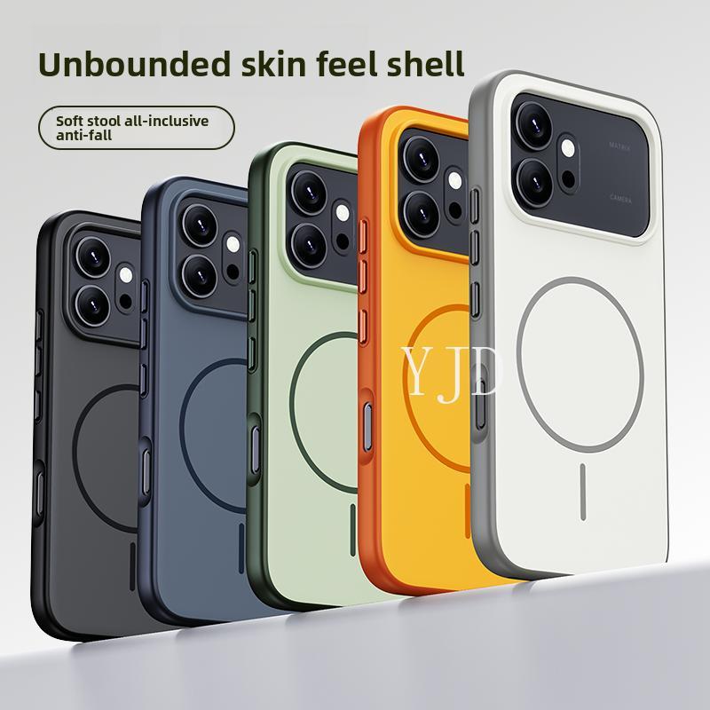 Ốp YJD Cho Honor 600 Pro Skin Feel Không Dấu vân tay Không ố vàng Thu hút từ tính Vỏ điện thoại chống rơi