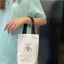 Trà Sữa Túi Tote Cách Nhiệt Cốc Nước Túi Trà Sữa Đơn Giản Di Động Vải Lanh Cotton Túi In Hoa Văn Màu IHCL