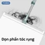 Chổi Gạt Nước HomeMate Lau Sàn Nhà Tắm Xoay 360°, Cây Gạt Nước Đa Năng Chống Trượt Kèm Cán Inox