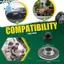 92MM Phanh Điện Từ Động Cơ Ma Sát Má Phanh Bánh Răng Phanh Đĩa Lắp Ráp Cho Đế YEJ80