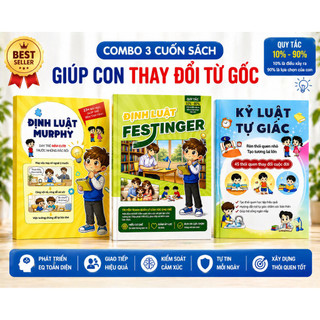 Sách - Combo 3 cuốn: Định luật Murphy + Định Luật Festinger + Kỷ luật tự giác