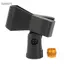 Guansfs Cải thiện giá đỡ kẹpGiá đỡ microKẹp micro đa năng ClipMic Kẹp giữ Giá đỡ mic cầm tay JD‑09 ABS Giá đỡ cầm tay đa năng với 5/8in M đến 3/8in