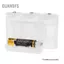 Guansfs Bộ chuyển đổi 4 gói chuyển đổi pin AA sang D của Guansfs cho hầu hết tất cả các loại pin trở nên ngăn nắp và bảo vệ