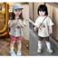 Sét Bé Gái HỌA TIẾT CÚN HOẠT HÌNH QC66 K.Kid Bộ Mùa Hè Chất Cotton Mềm Mát size 8-20kg M88