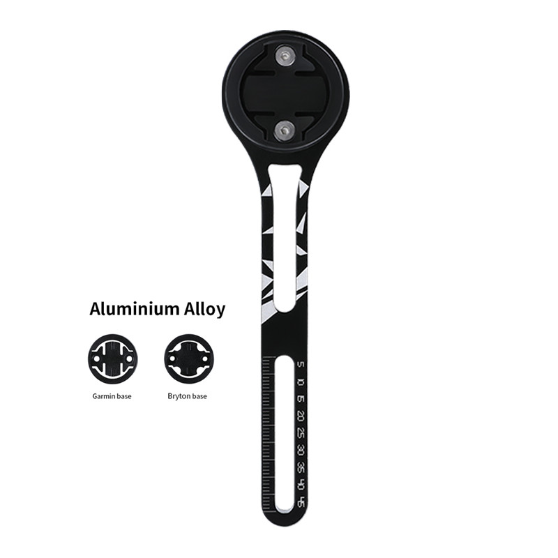 Xe Đạp Tích Hợp Tay Cầm Giá Đỡ Máy Tính Cho Garmin Bryton Wahoo Xe Đạp Đường Bộ Đồng Hồ Tốc Độ Đèn Pha Sợi Carbon Gắn Chân Đế