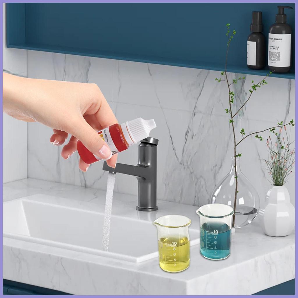 Phenol Red 10ml PH Máy kiểm tra nước Đo chính xác Cân bằng nước Máy đo nước Máy cân bằng thuốc thử cho cây bể mueadsyvn