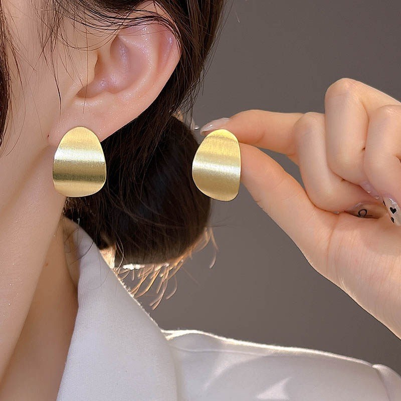 Retro Phù Hợp Với Phong Cách Mới Bông Tai Đơn Giản Thanh Lịch Sang Trọng Nữ Bông Tai