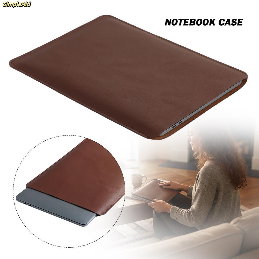 [Vận chuyển nhanh] SIMPLEAID Túi đựng laptop da PU chống nước 13-15 inch cho Dell