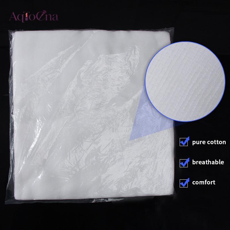 AqToCna 50 / 100 Cái Cotton Nguyên Chất Mềm Mại Thẩm Mỹ Viện Áp Dụng Mặt nạ Mềm Làm Đẹp Gạc Blo Mặt nạ dùng một lần Mặt nạ đặc biệt Chăm sóc da mặt AqToCna