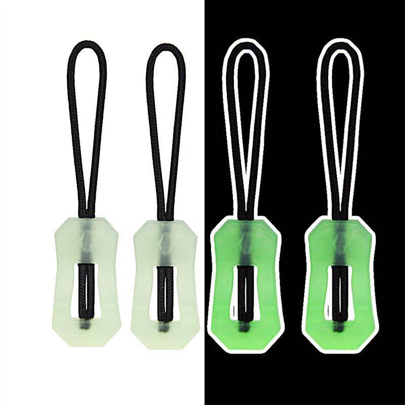 Dây Kéo Dạ Quang Phát Sáng - 5 Chiếc/Bộ, Thích Hợp Cho Áo Khoác Và Lều Sử Dụng Ngoài Trời