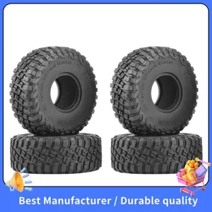 4 120MM 1.9 Lốp Cao Su Lốp Bánh Xe Cho 1 / 10 RC Xe Bánh Xích SCX10 90046 AXI03007 TRX4 D90 CC01