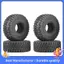 4 120MM 1.9 Lốp Cao Su Lốp Bánh Xe Cho 1 / 10 RC Xe Bánh Xích SCX10 90046 AXI03007 TRX4 D90 CC01