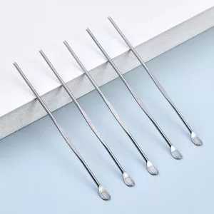 【Roshy】bằng thép không gỉ Dụng cụ lấy ráy tai di động. nhỏ gọn làm sạch ráy tai