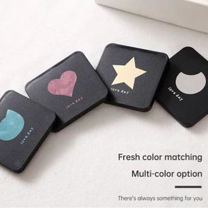 【Roshy】độ phân giải cao Gương trang điểm cầm tay gấp gọn hai mặt đơn giản.
