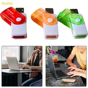 Đầu đọc thẻ nhớ 4 trong 1 Pealike Đầu đọc thẻ USB2 0 cho bộ chuyển đổi đầu đọc thẻ TF MS