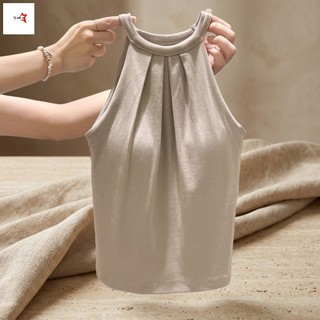 Nữ Áo Tank Top CottonSlimFit Plus Size, Dây Điều Chỉnh Phù Hợp Tập Yoga Và Mặc Thường Ngày