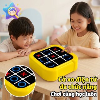 Điện Tử Tic Tac Toe Kids Memory Game ABS Logic Board Cha Mẹ Con Chơi Đồ Chơi Huấn Luyện Trí Não