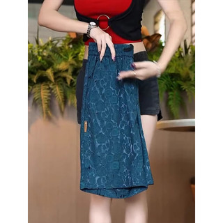 (M-5xl) Quần Short Nữ Thường Ngày 5 Inch Nhẹ Ice Silk Thoáng Khí Rời Phù Hợp Với Nửa Quần Cho Nữ Mặc Hàng Ngày