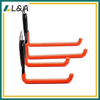 L & A Móc kim loại hạng nặng Dụng cụ sắp xếp nhà để xe treo tường chống trượt, lưu trữ thang, dụng cụ làm vườn